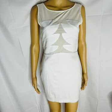 Bebe White Bodycon Mini Dress