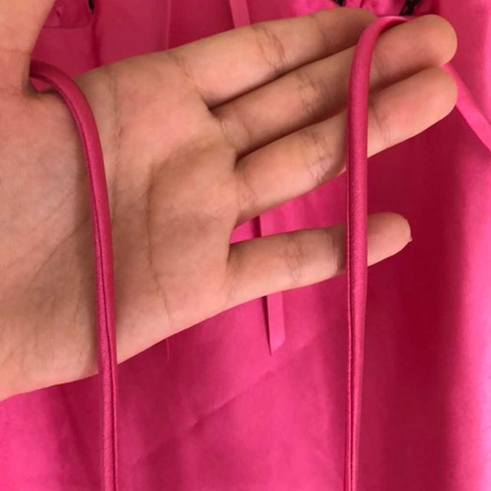 Vintage hot pink slip dress - image 4