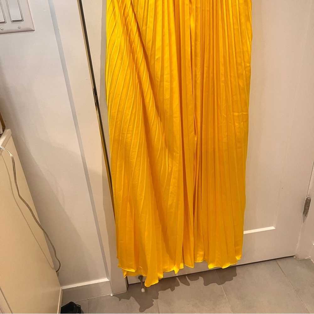 Anthropologie Hutch Yellow Halter Pleated Maxi Dr… - image 5