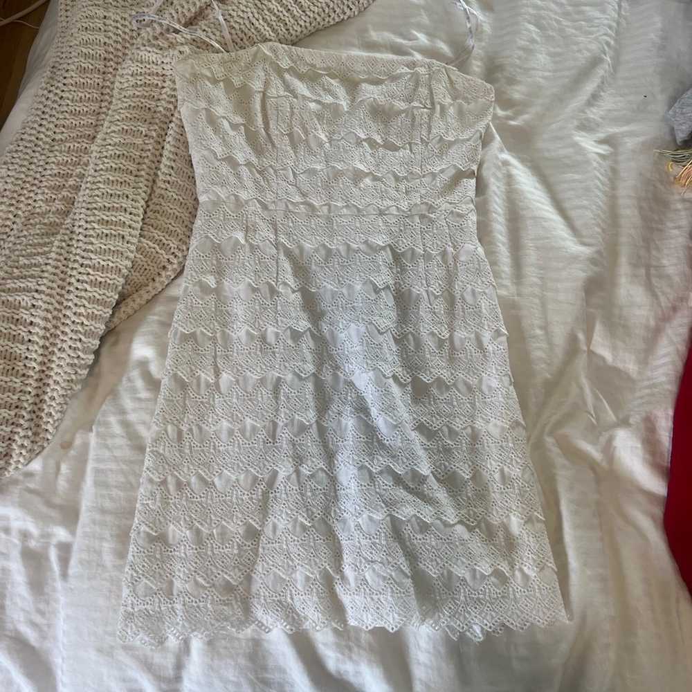 lillypulitzer white dress eyelet - image 2