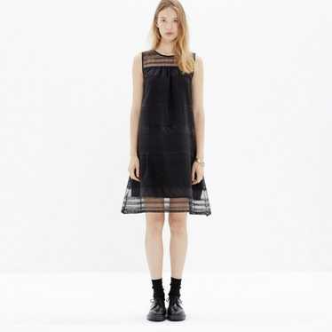 Madewell Dusksheer Embroidery Little Black Dress