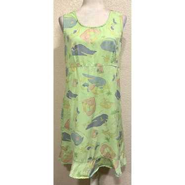 Fresh Produce Green Tank Tropical Summer Dress