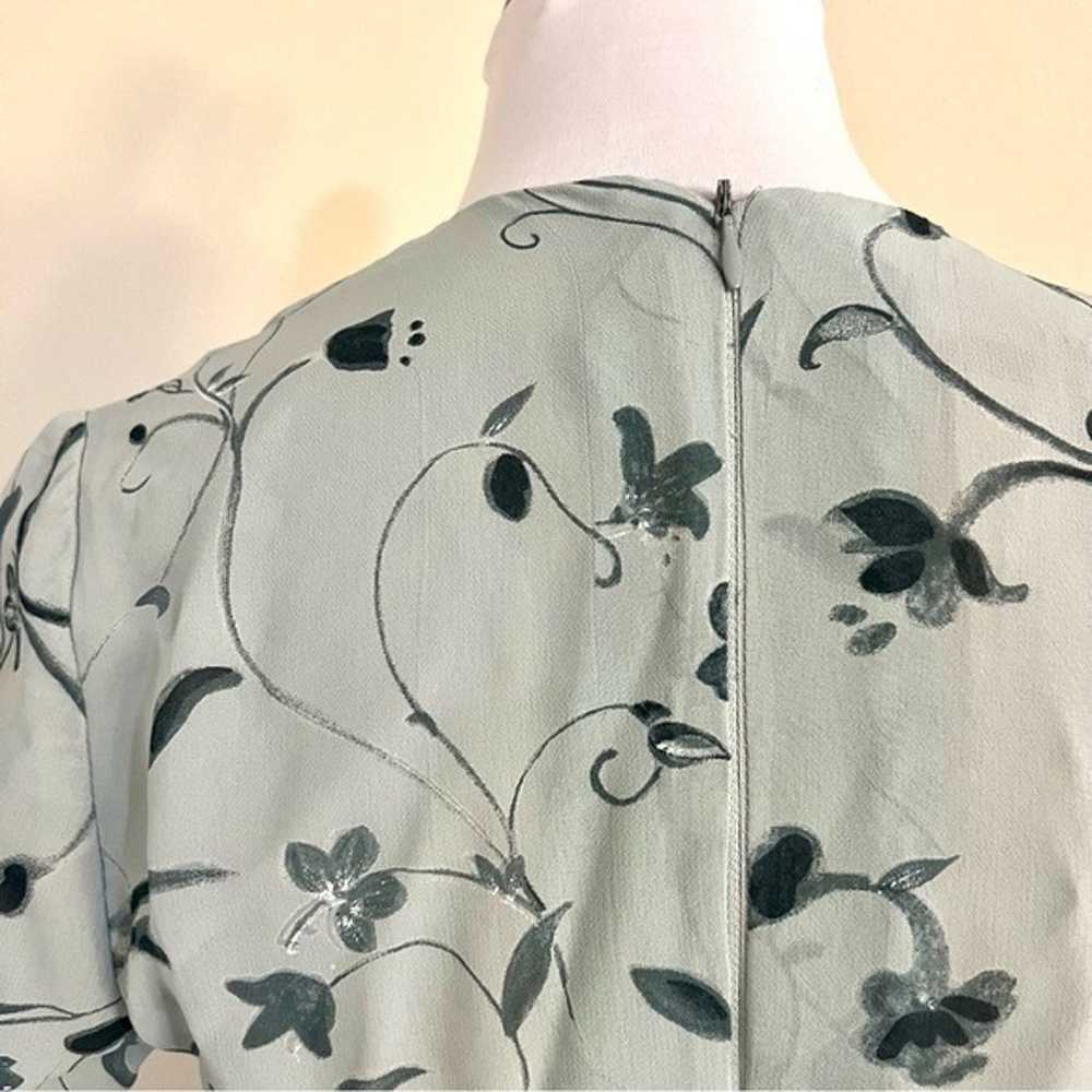 TALBOTS Vintage 90’ floral flowy midi dress cotta… - image 8