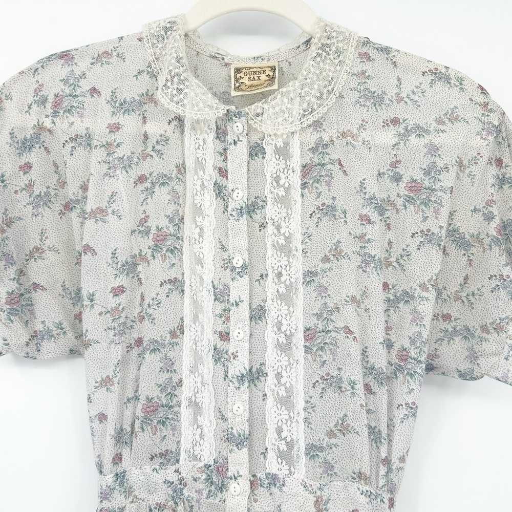 GUNNE SAX Womens Vintage 70s Ditsy Floral Cottage… - image 3