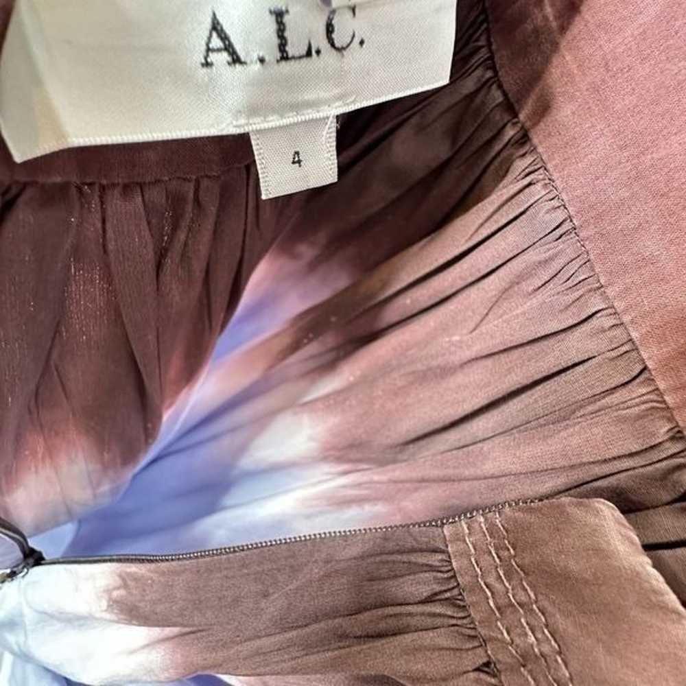 A.L.C. Blair Dip-Dyed Cotton Halter Maxi Dress | 4 - image 9