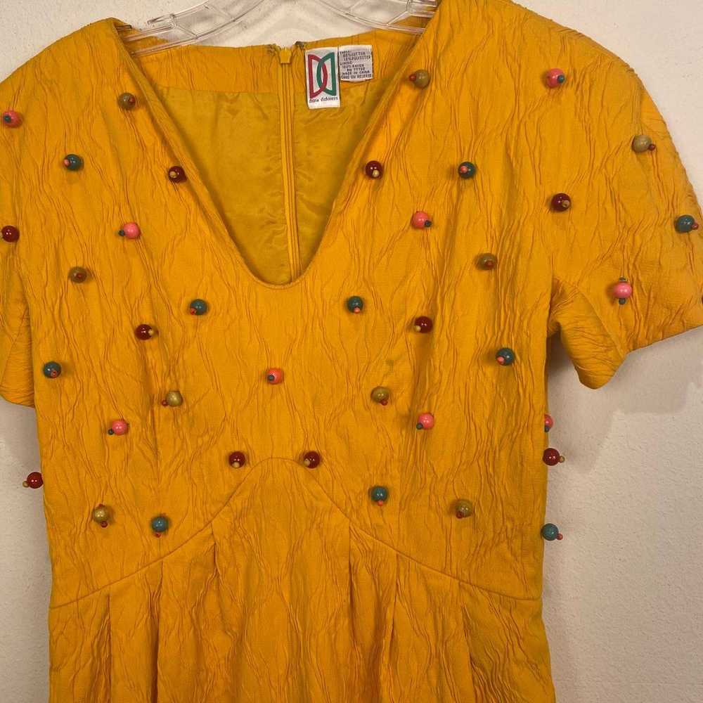 Diane Dickinson Vintage Beaded Dress - image 6