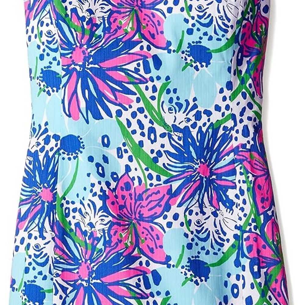 Lilly Pulitzer Eaton Dress Garden Party Cheetah P… - image 1