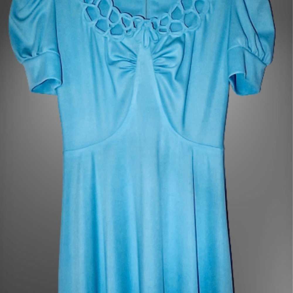 Vintage 1960’s Mikey Jrs. of CA Women’s Blue Lace… - image 3