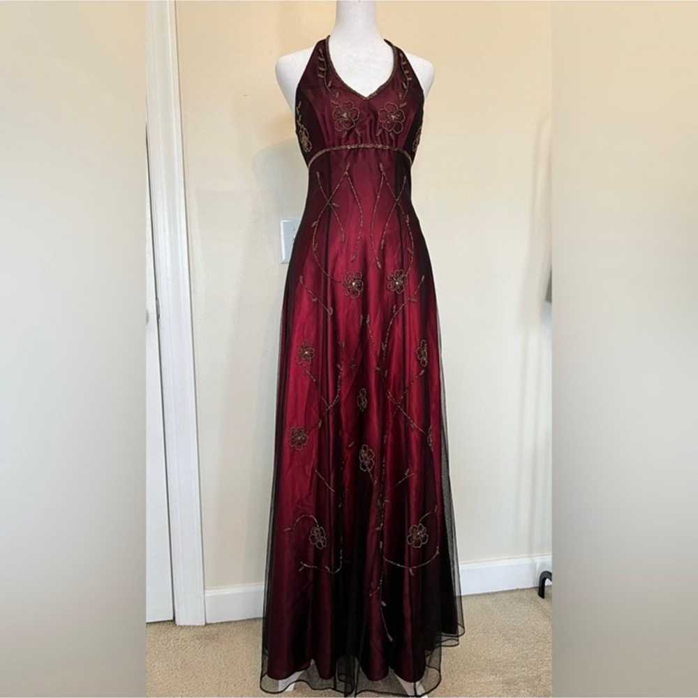 red prom dress goth romantic - image 9