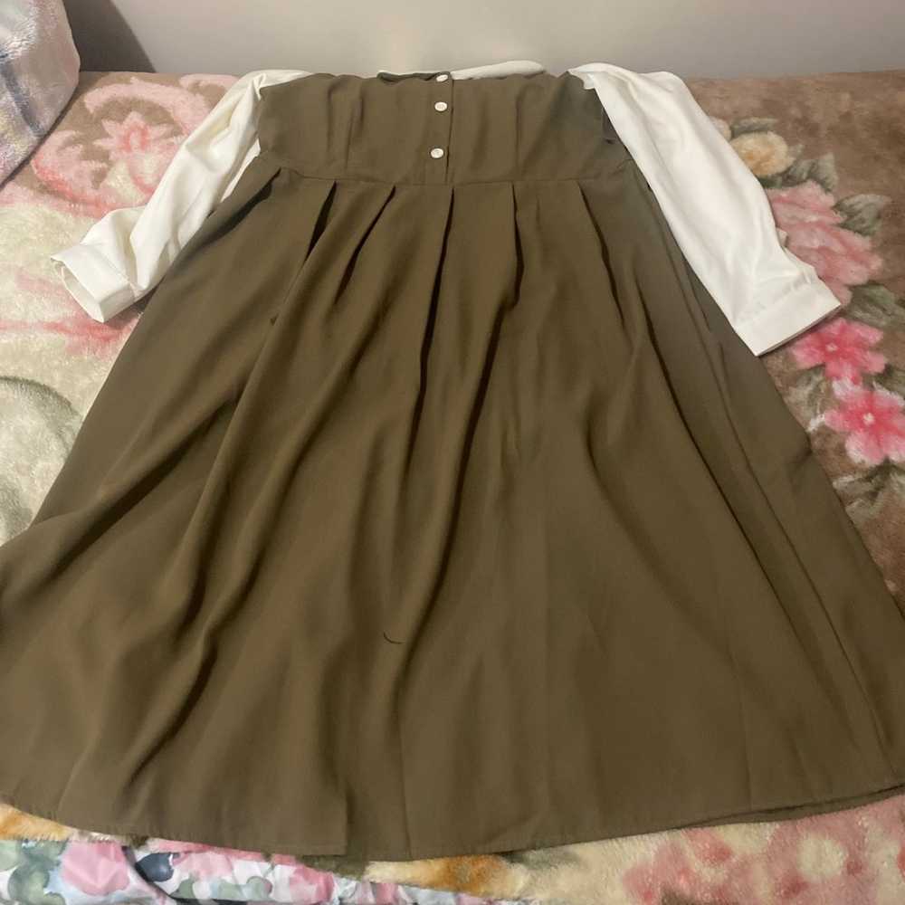 Vintage Knee Length School Girl Style Dress - image 2