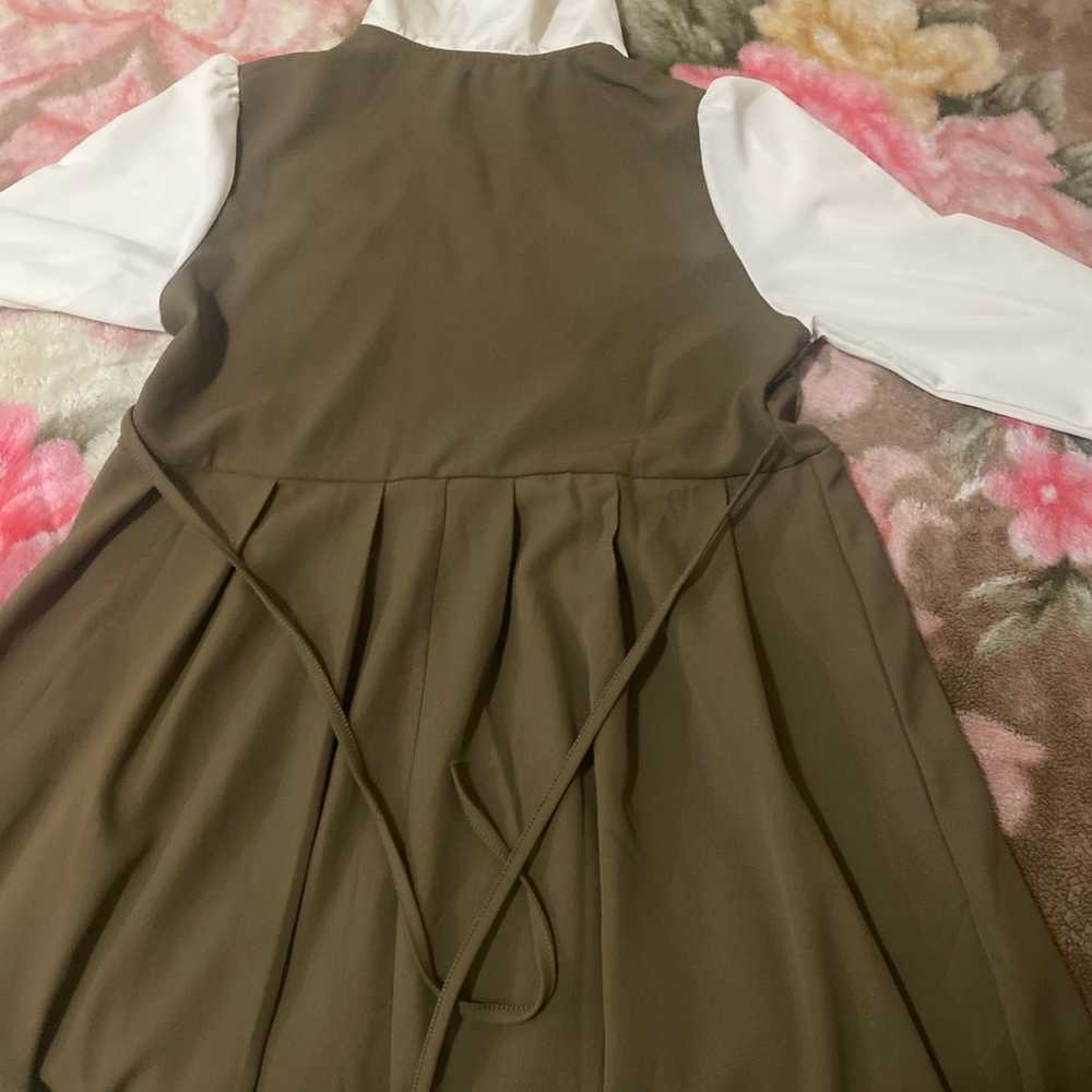 Vintage Knee Length School Girl Style Dress - image 3