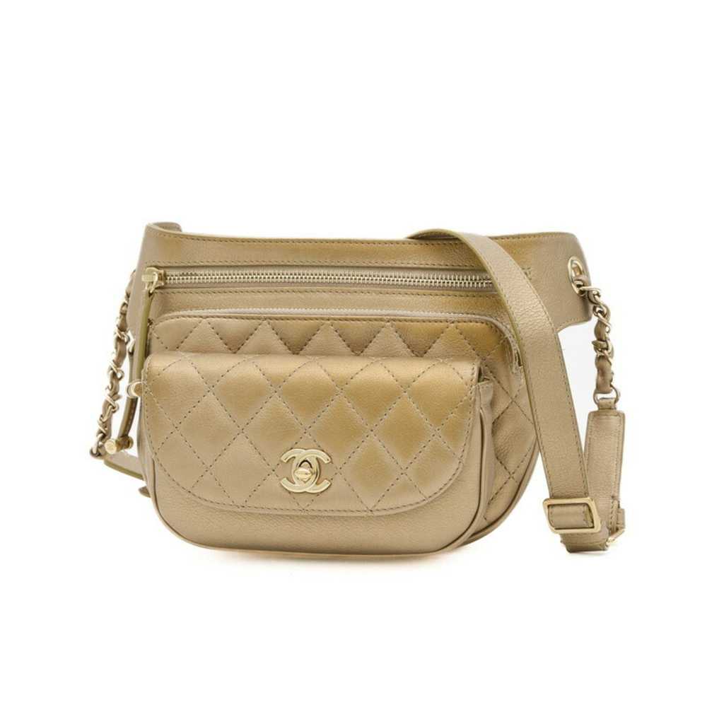 Chanel Chanel CC Belt Bag Matelasse Lambskin Gold - image 11