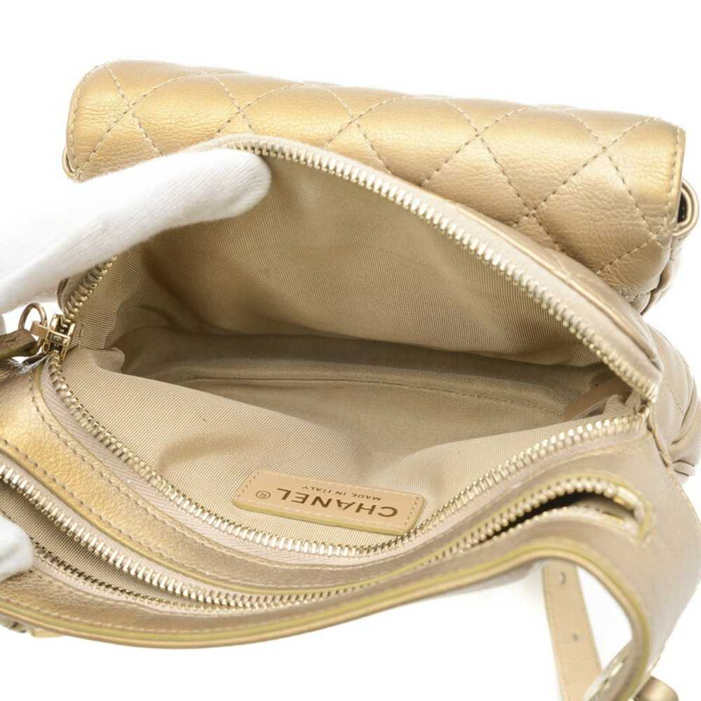 Chanel Chanel CC Belt Bag Matelasse Lambskin Gold - image 8