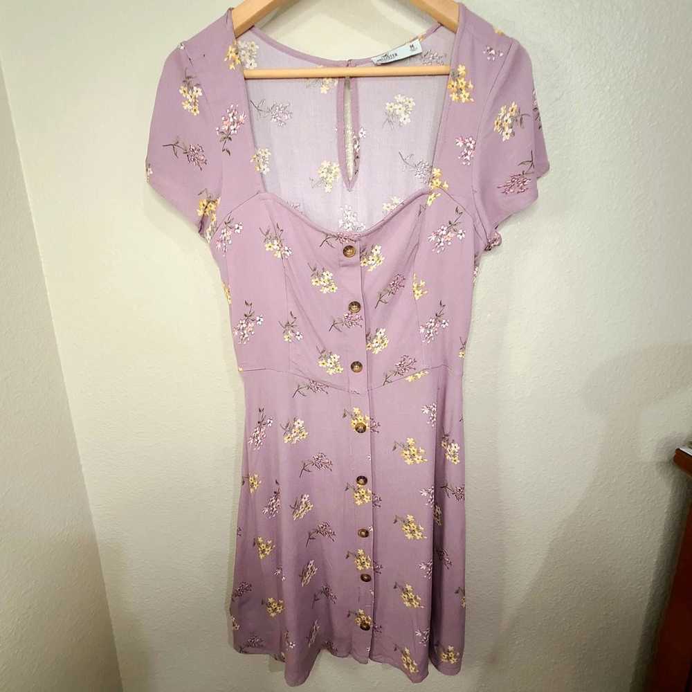 Hollister Lavender Floral dress Size M - image 2