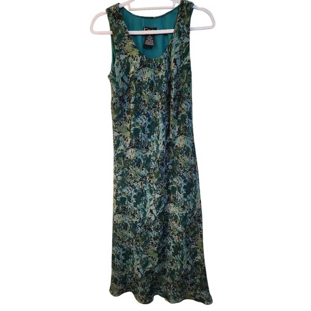 Women's Vintage K Studio Sleeveless Long Dress Si… - image 1