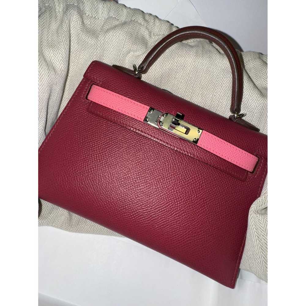 Hermès Kelly Mini leather handbag - image 6