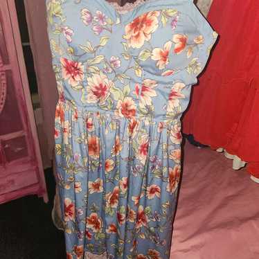 Floral dress, Trendy , very soft and elegant