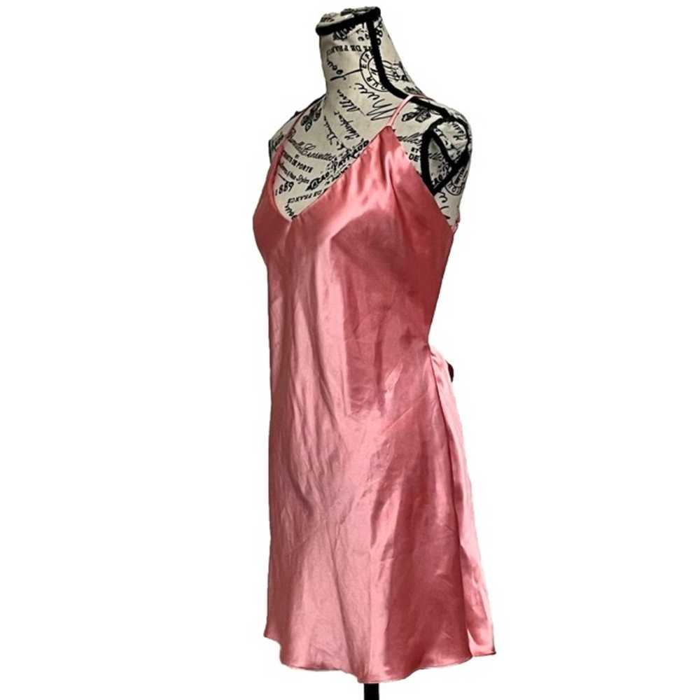 victoria secret Pink Satin Open Back Womens Vinta… - image 2