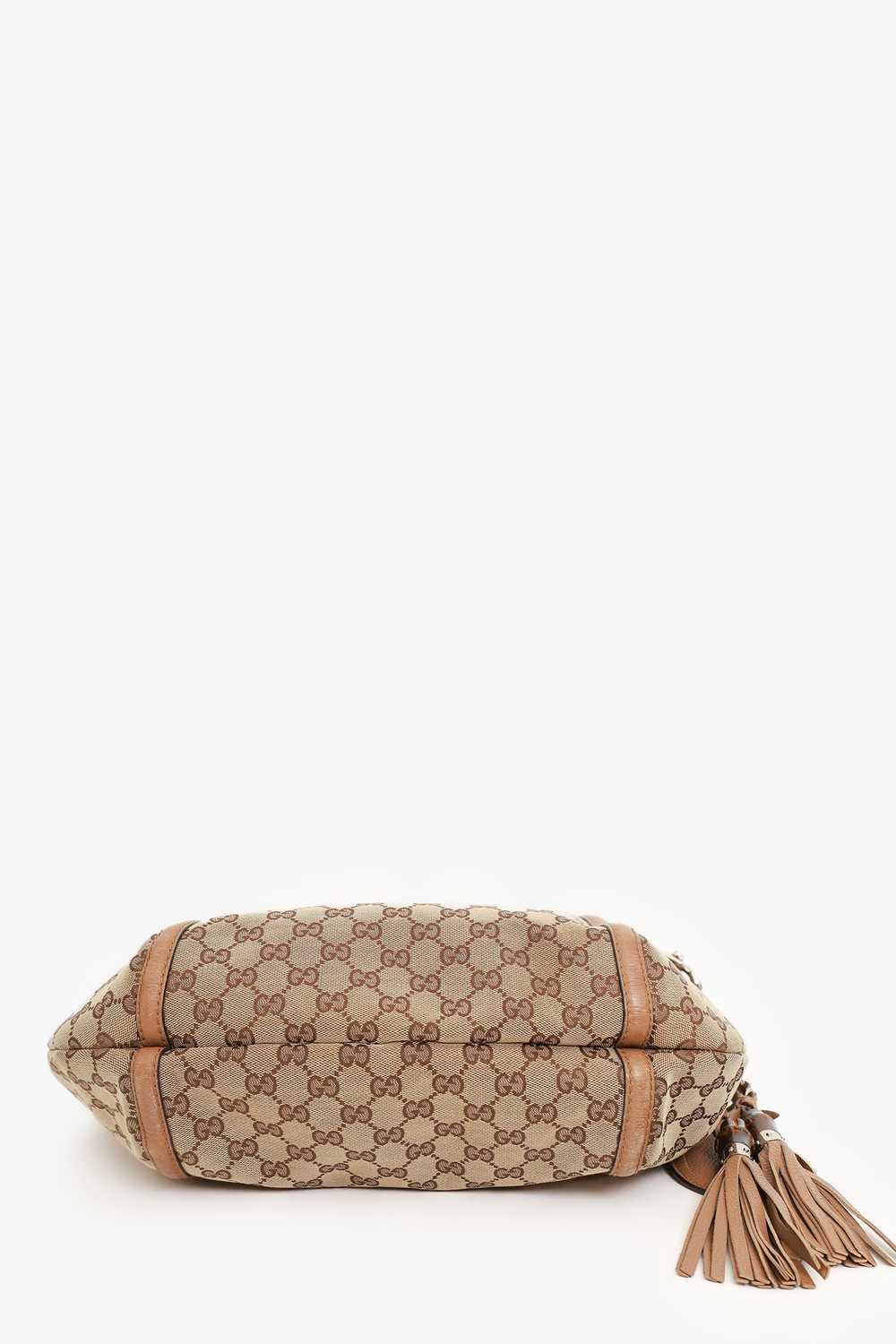 Gucci Beige/Camel GG Canvas Medium Techno Horsebi… - image 6