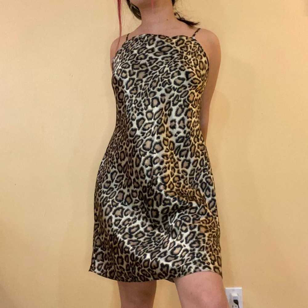 Cheetah slip dress - image 1