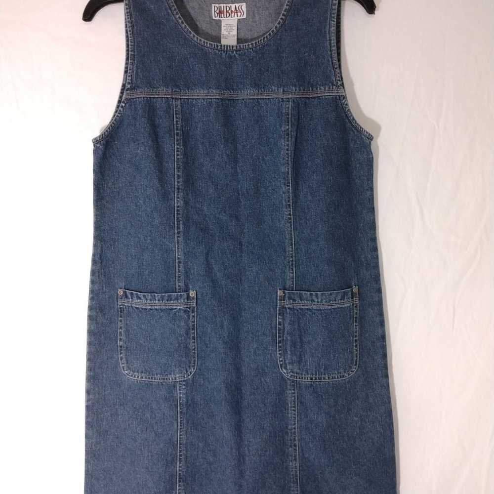 Vintage Women’s Bill Blass Denim Jean Dress Jumpe… - image 1