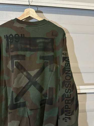 Off-White Impressionism Printed Camouflage Off Whi