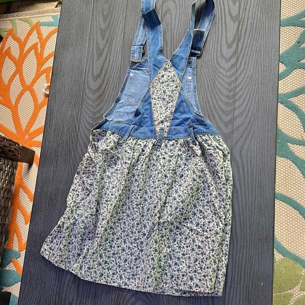 Vintage Paris Blues Bib Dress - NWOT - image 6