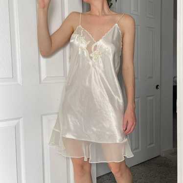 Vintage 80’s L’Intima Lingerie Slip Dress - image 1