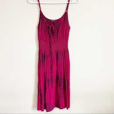 Lucky Brand Tie Dye Red Sundress