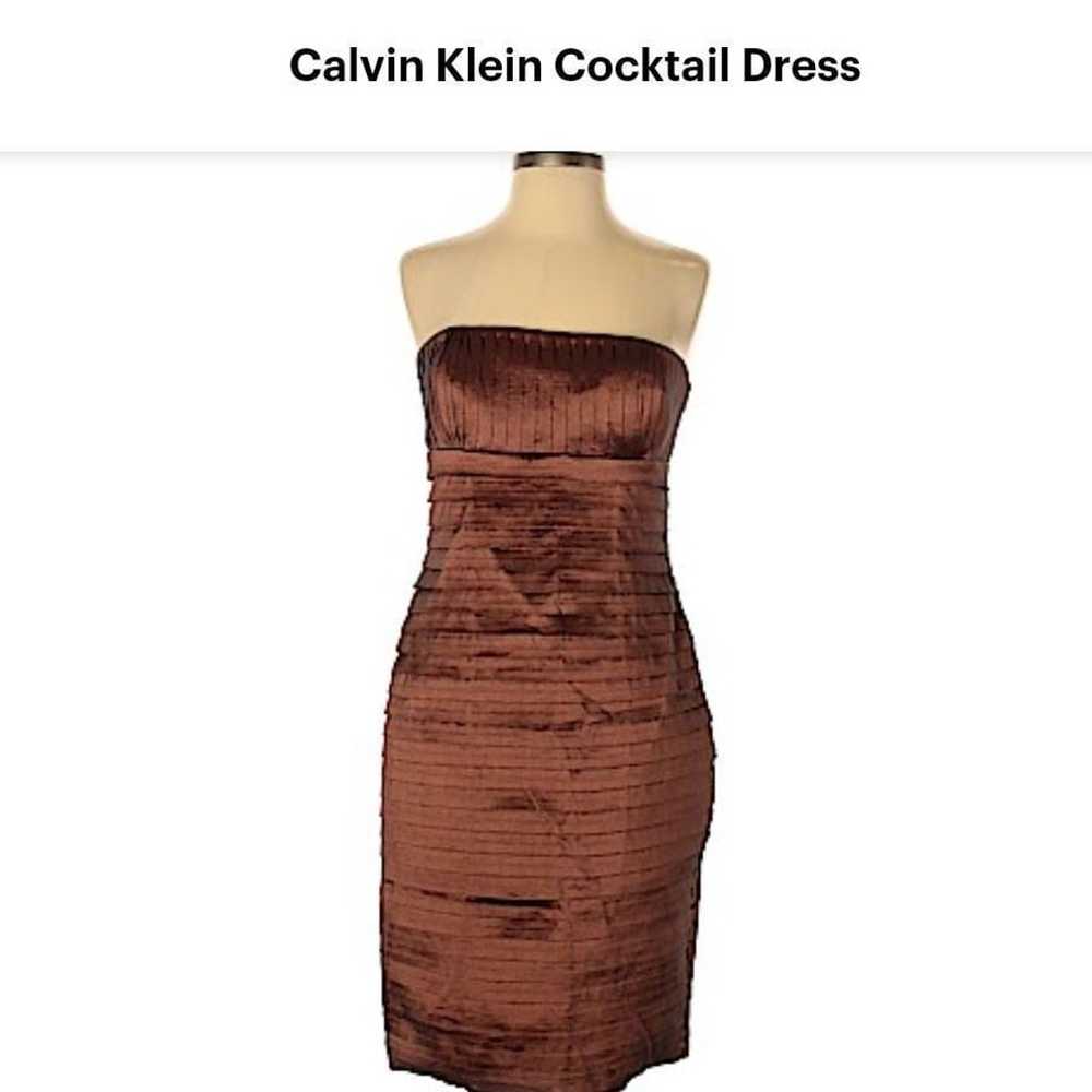 VINTAGE Calvin Klein Evening Dress - image 1