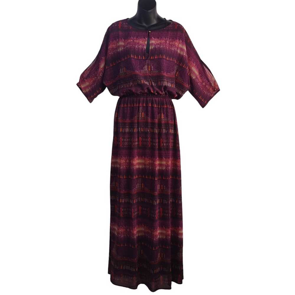 CV By Cynthia Vincent BoHo Hippie Maxi Dress Size… - image 1