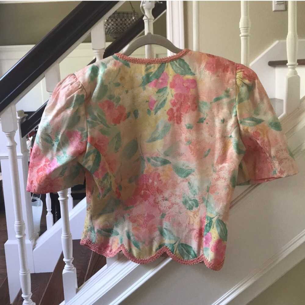 Vintage (1991) Talbots two piece floral - image 3