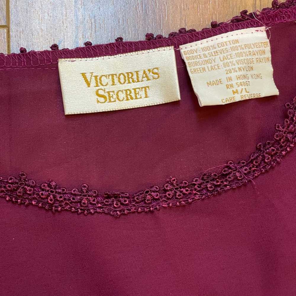 Vintage Gold Label Victoria’s Secret Lace Embroid… - image 4