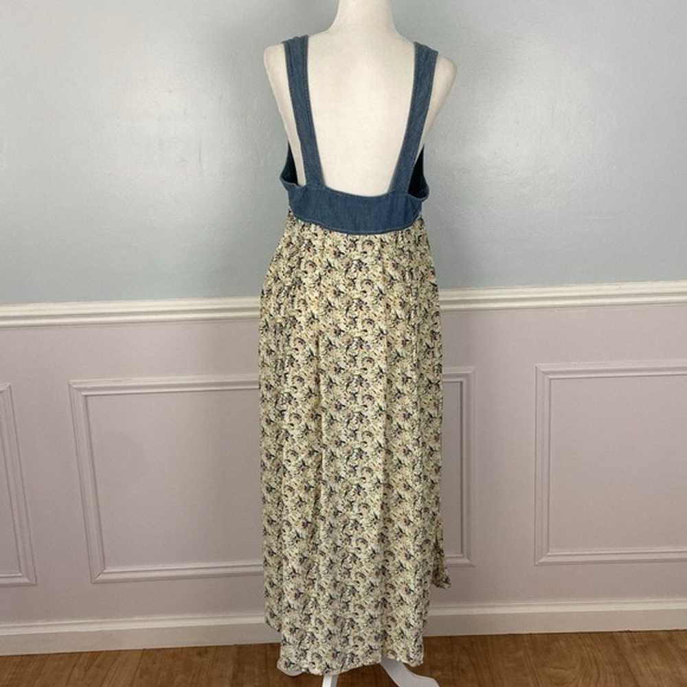 Vintage 90’s Express Denim and Floral Print Maxi … - image 7