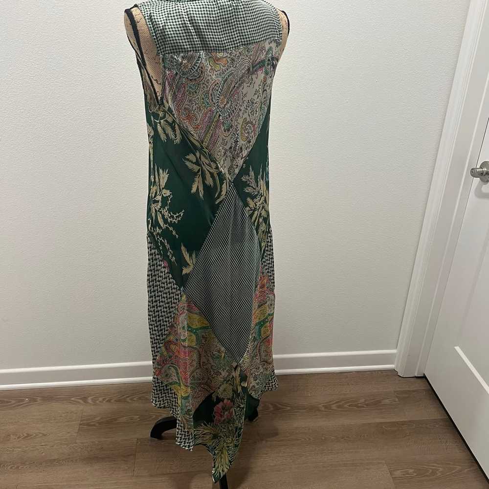 Anthropologie Tiny Silk Maxi Dress M - image 2