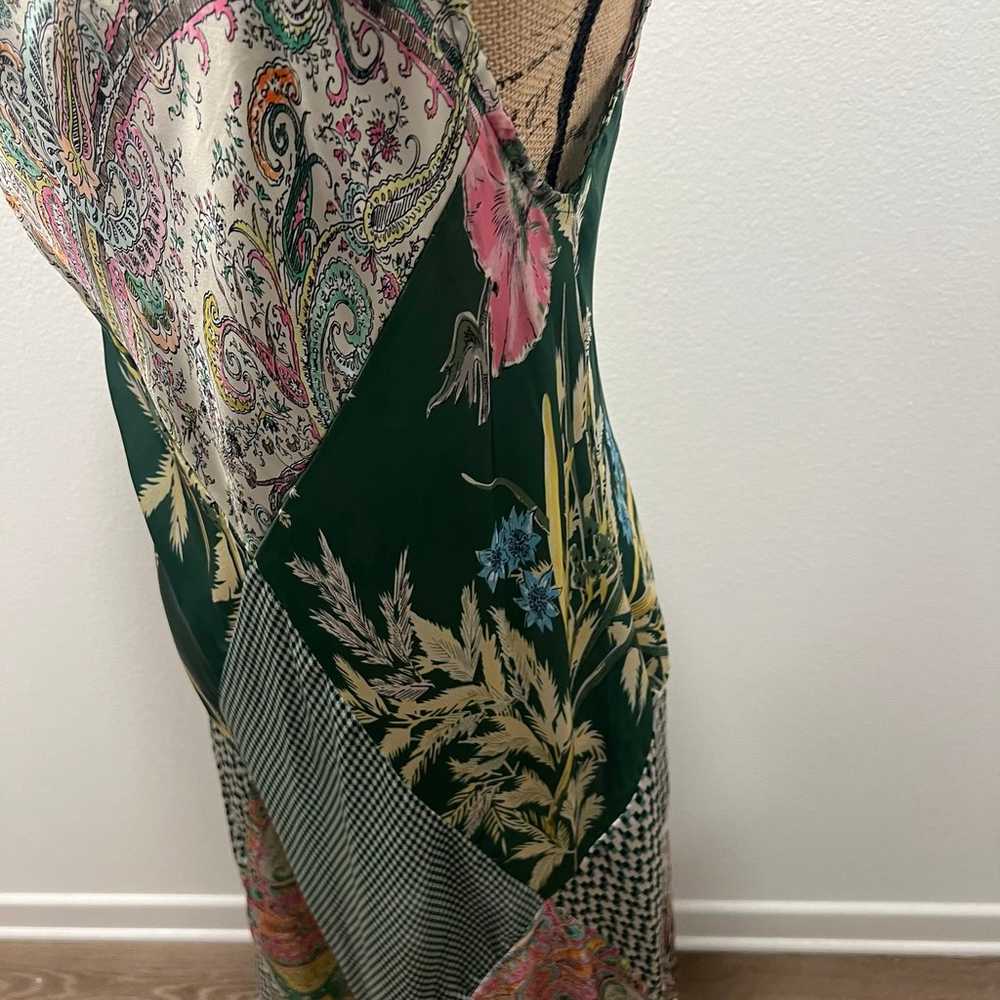 Anthropologie Tiny Silk Maxi Dress M - image 4