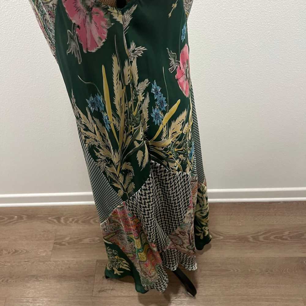 Anthropologie Tiny Silk Maxi Dress M - image 7