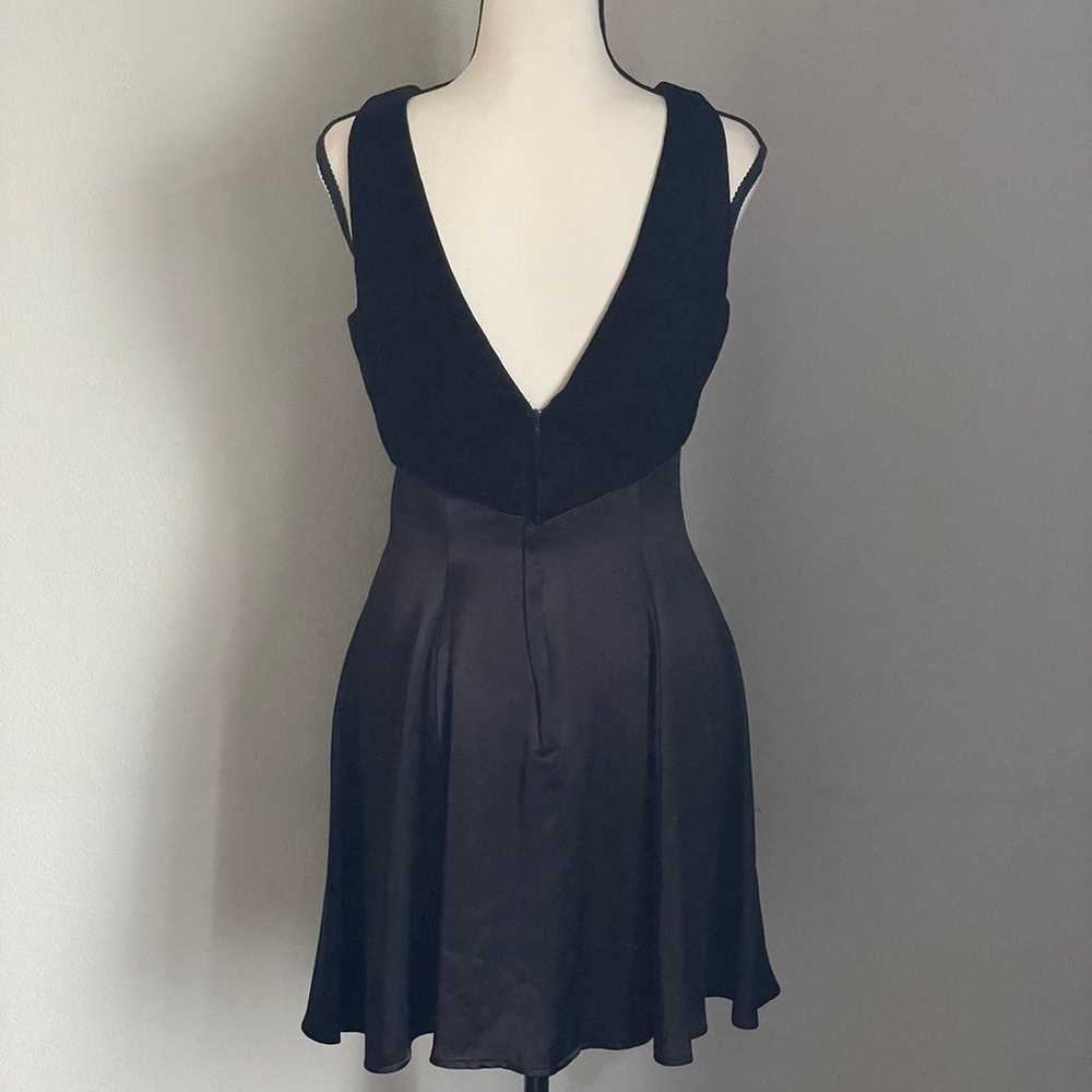 Vintage (1993) Jessica McClintock Black Sleeveles… - image 2