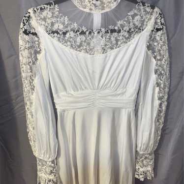 Vintage 70’s Union made wedding dress