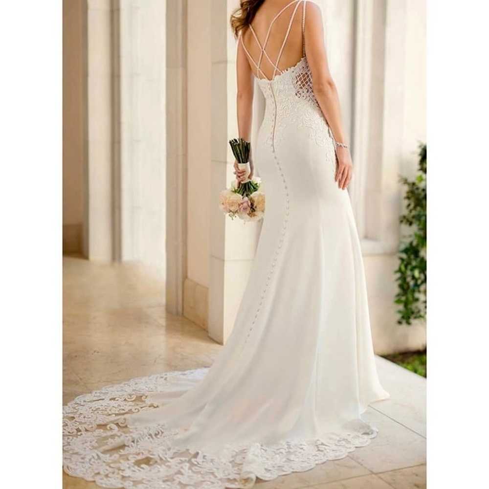 Stella York Designer Cathedral Style Wedding Gown - image 1