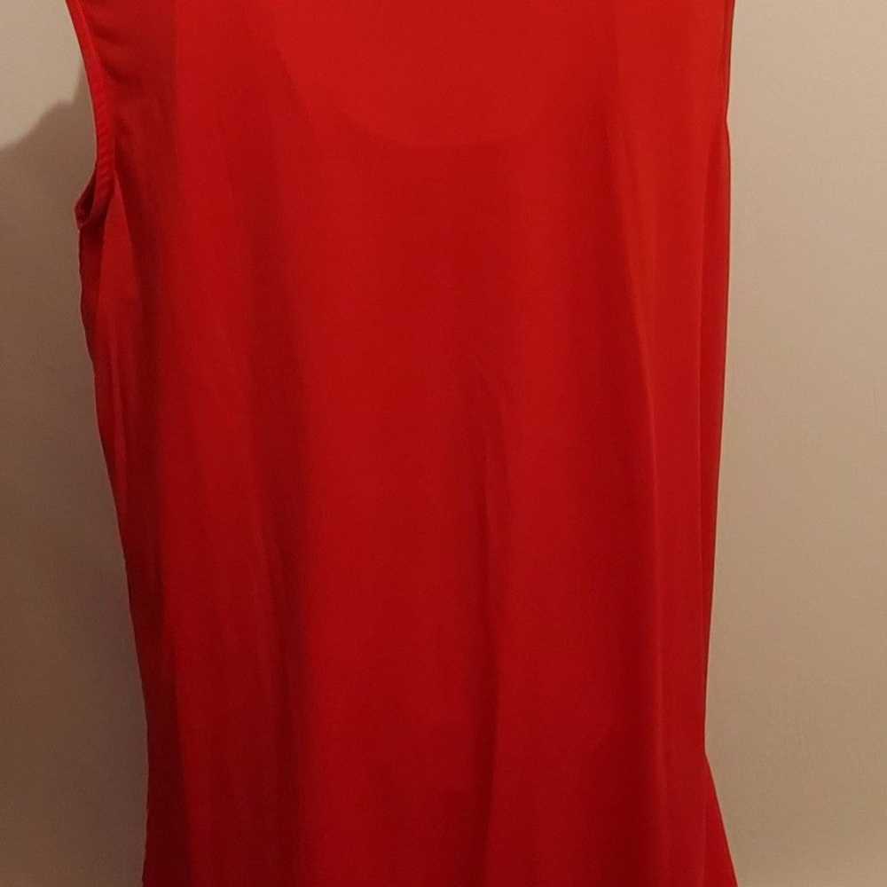 NWOT CW CLASSICS RED LACE DRESS SIZE LARGE VINTAGE - image 4