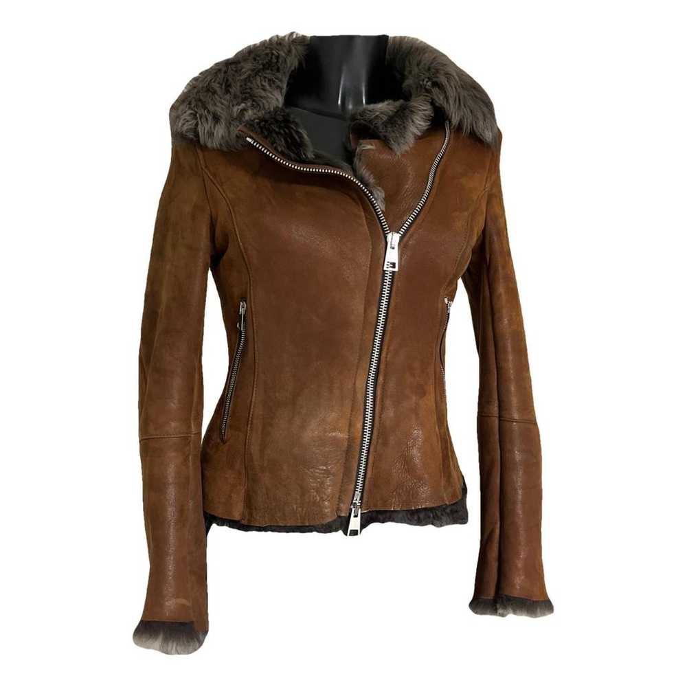 Delan Leather biker jacket - image 1