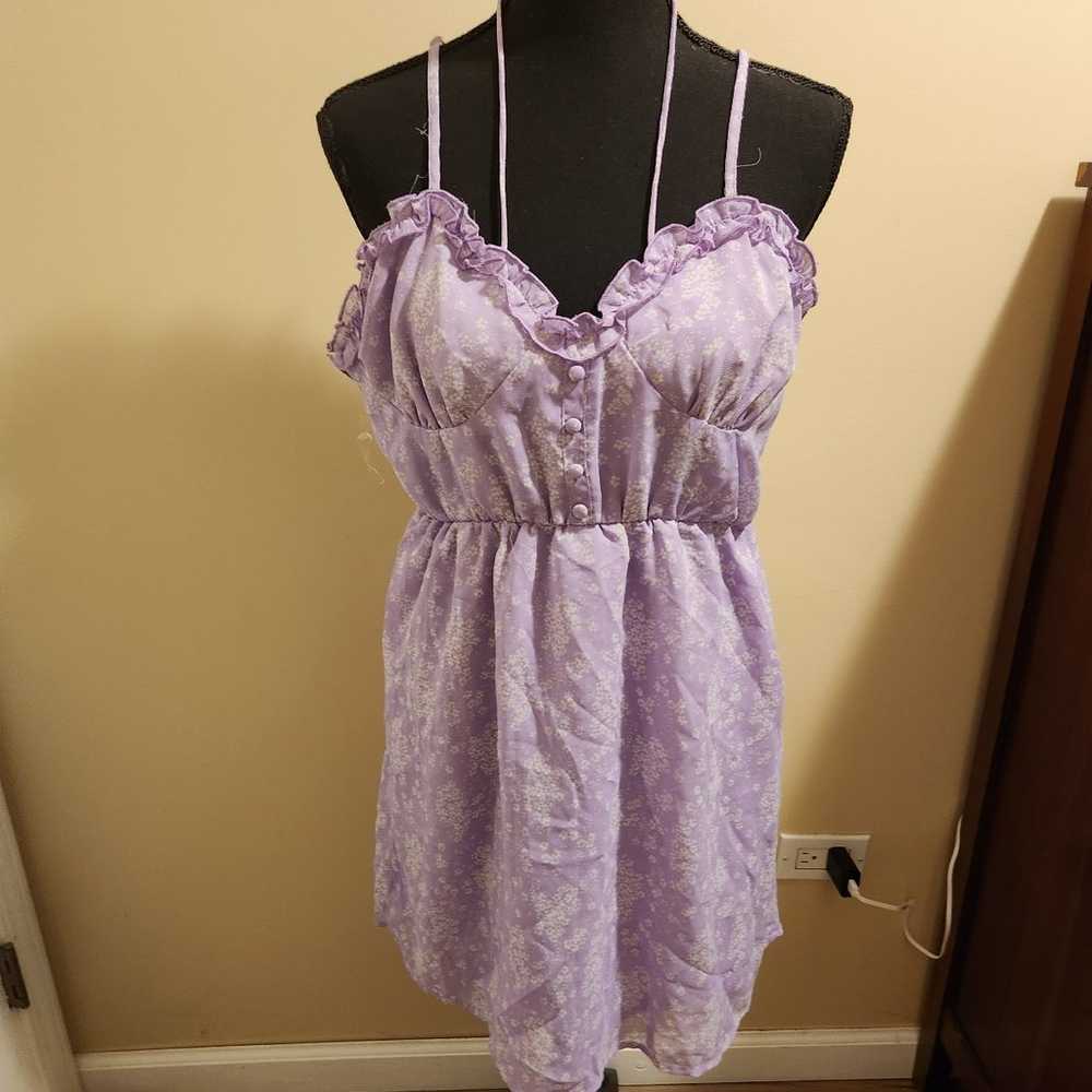 Lavender Babydoll Coquette Sundress - image 1