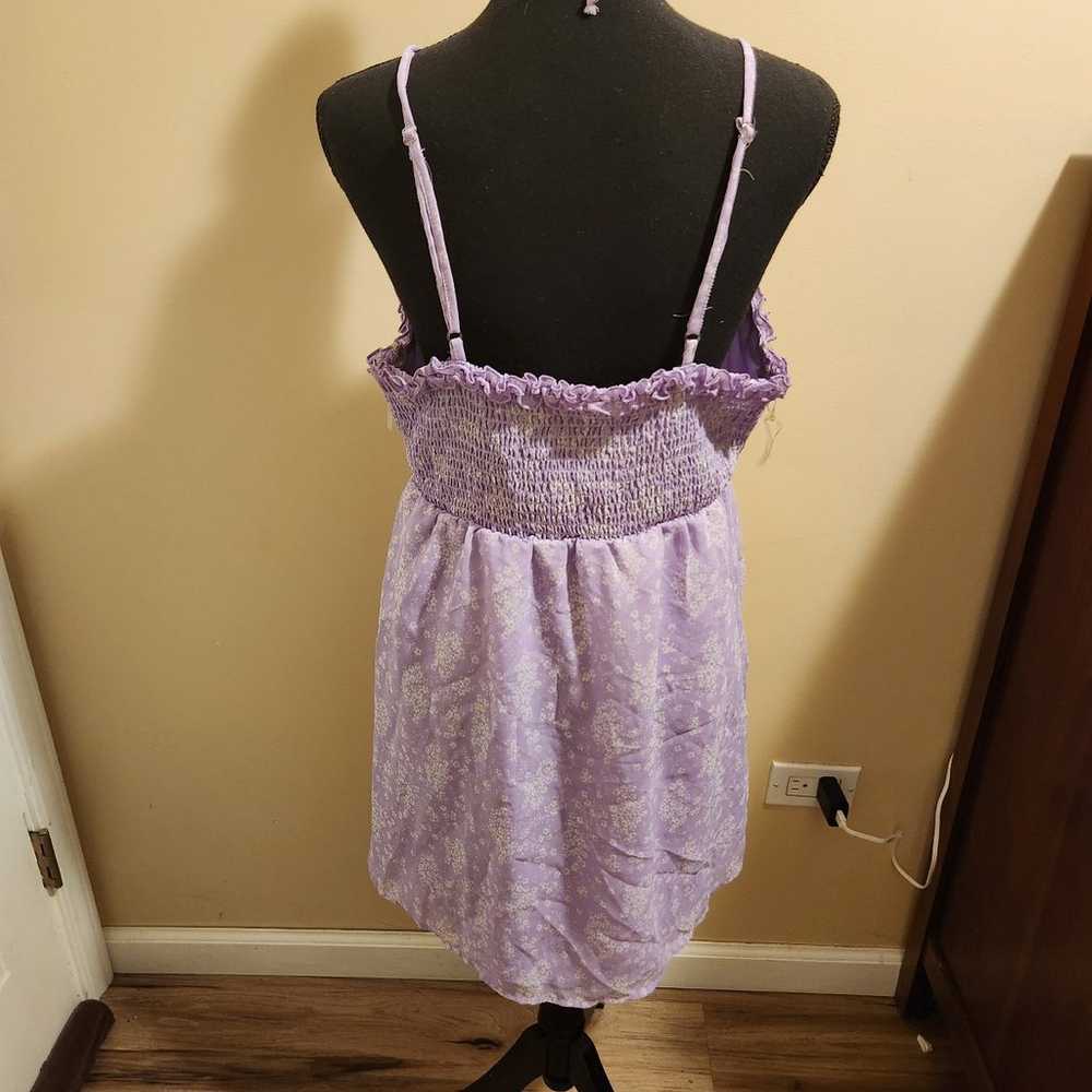 Lavender Babydoll Coquette Sundress - image 4