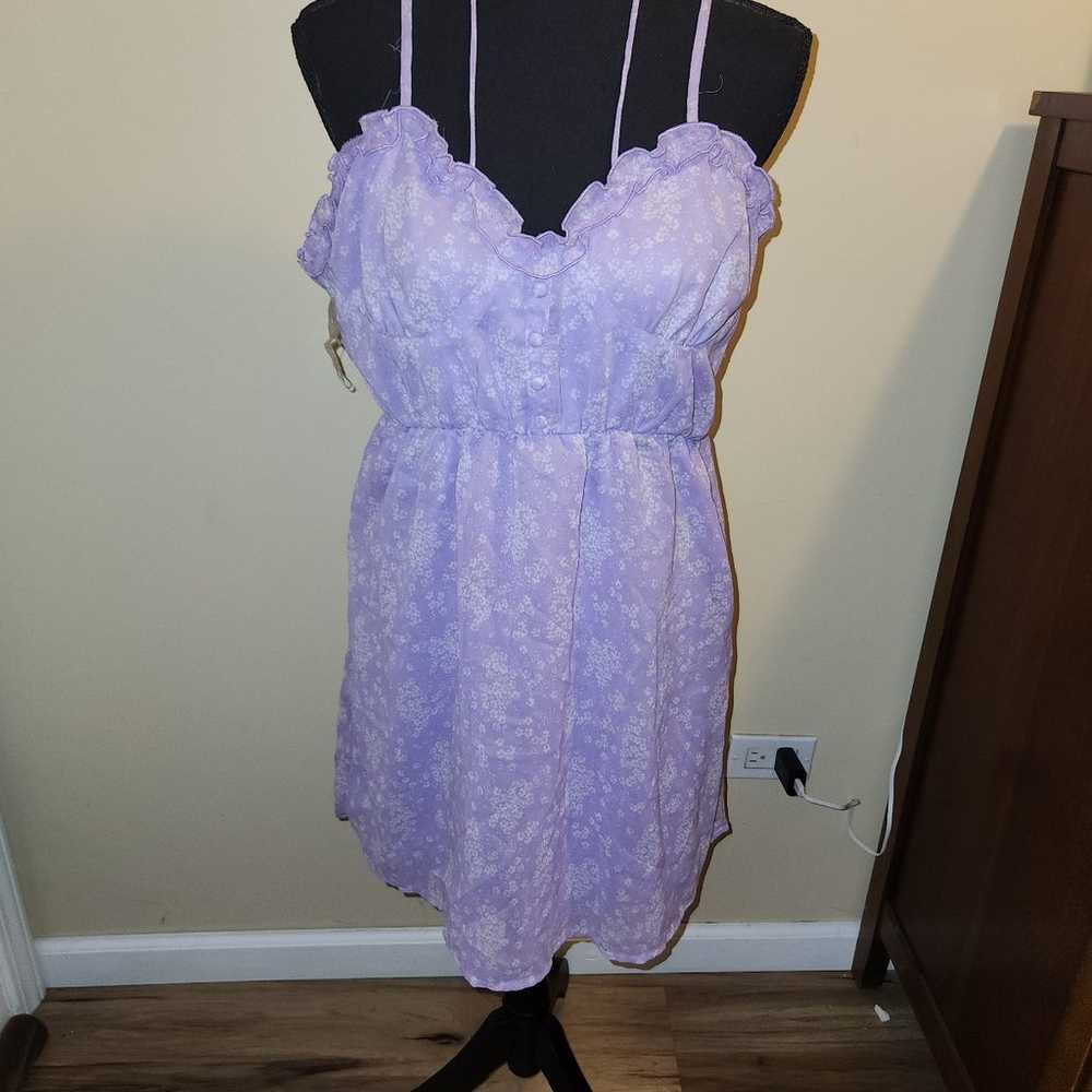 Lavender Babydoll Coquette Sundress - image 7