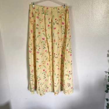 Southern lady vintage floral skirt