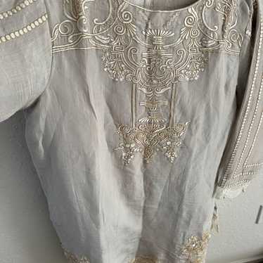 Pakistani 3 piece embroidered dress