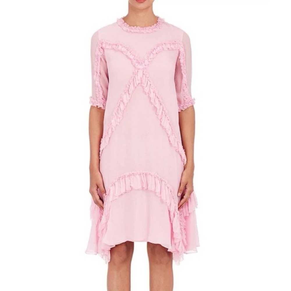 Ulla Johnson Pegeen Ruffled Silk Light Pink Dress - image 2