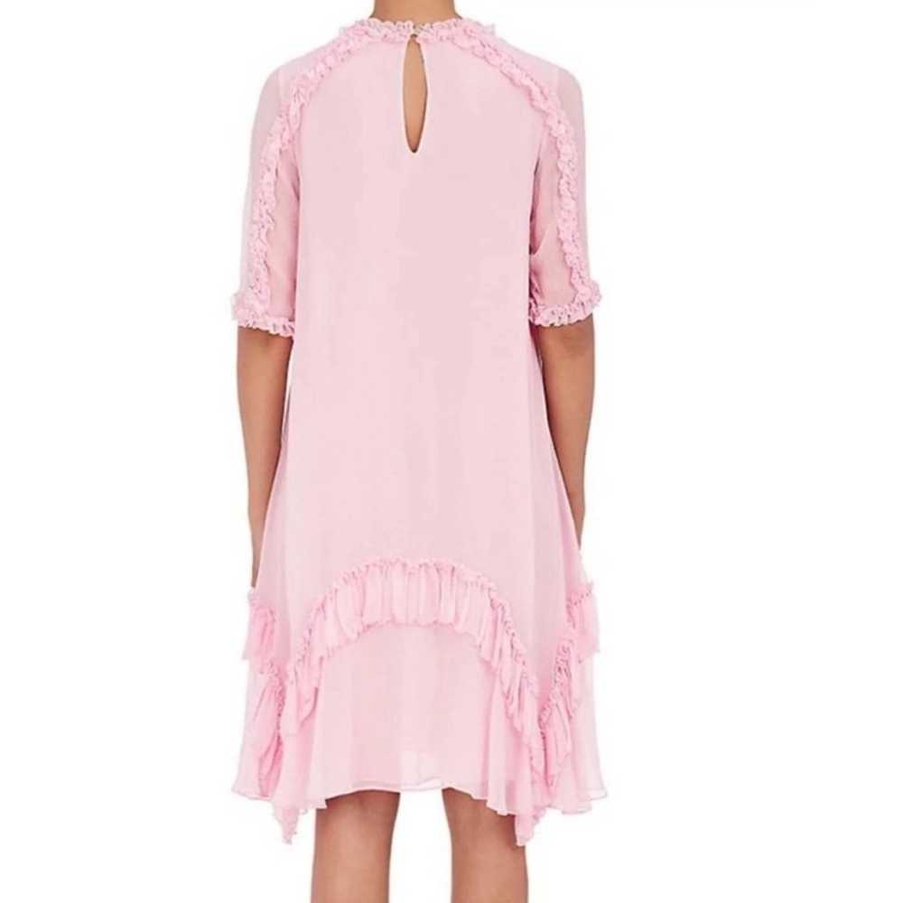 Ulla Johnson Pegeen Ruffled Silk Light Pink Dress - image 3