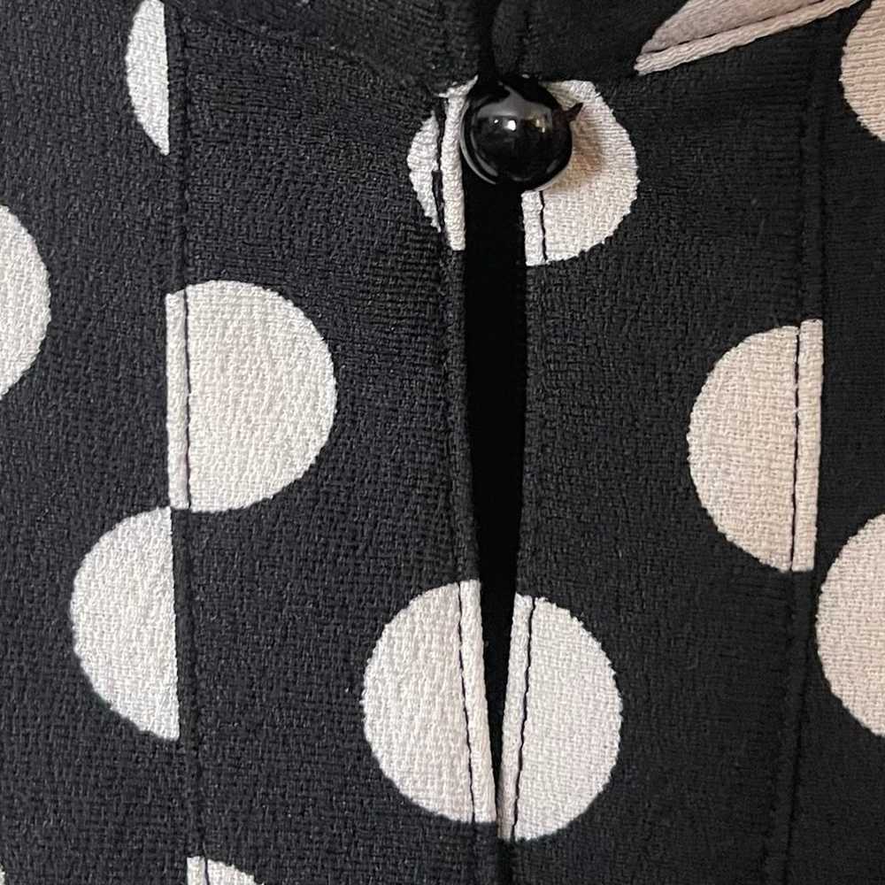 New! RETRO / VINTAGE-VIBE POLKA DOT BLACK & WHITE… - image 3